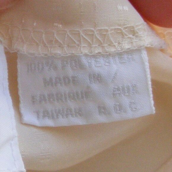 Anne Klein Blouse/Top, XL, Statement Shoulders, Buttery Yellow, Long sleeves - Picture 10 of 12